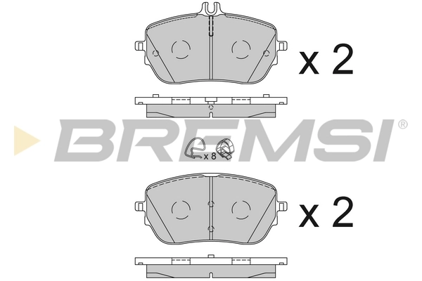 Brake Pad Set, disc brake BP3853CE