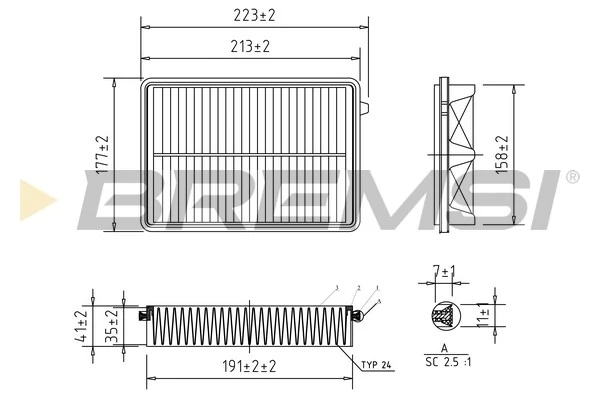 Air Filter FA2532