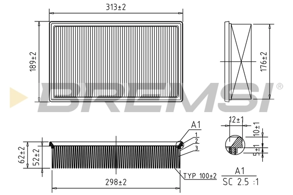 Air Filter FA1365