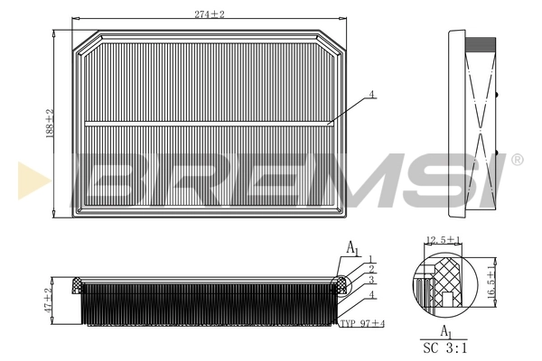 Air Filter FA1132