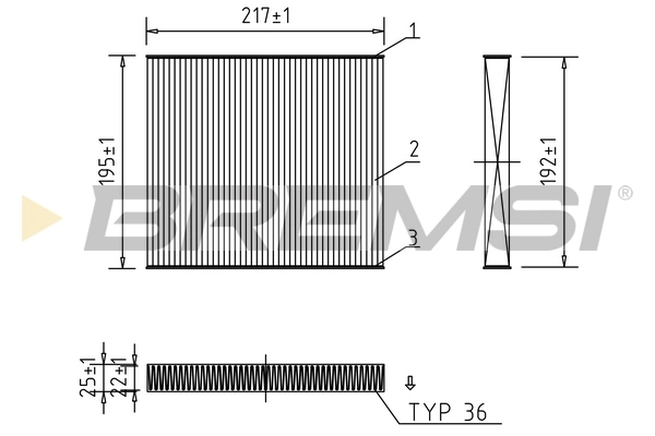Filter, cabin air FC0441