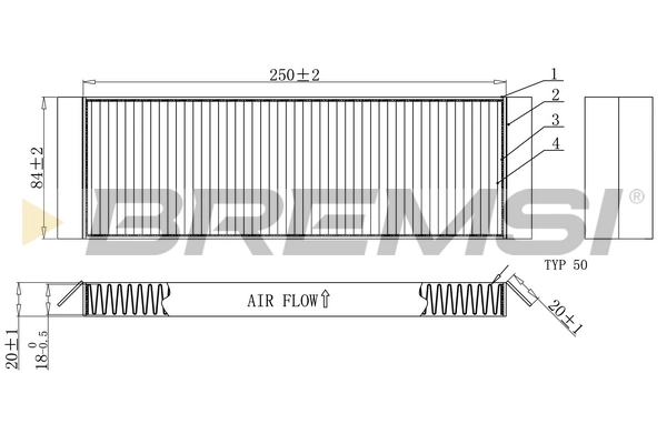 Filter, cabin air FC0925
