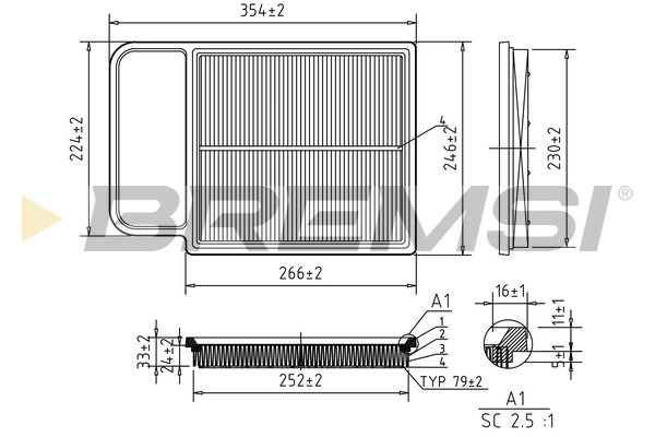 Air Filter FA1634