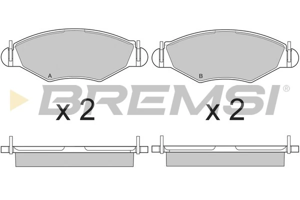 Brake Pad Set, disc brake BP2847
