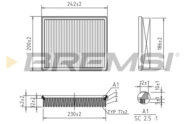 Air Filter FA2545