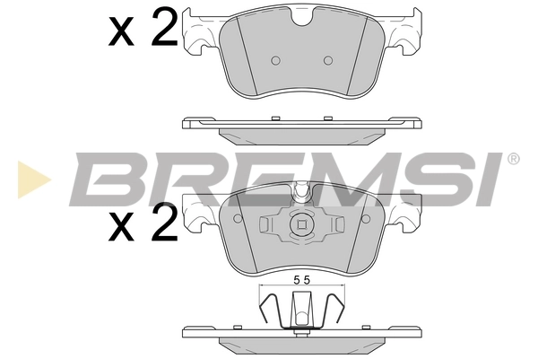 Brake Pad Set, disc brake BP3597
