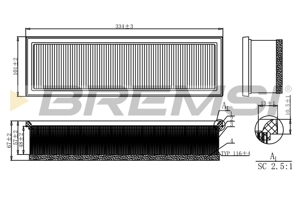 Air Filter FA1160