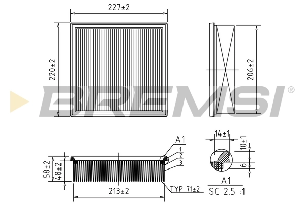 Air Filter FA1629