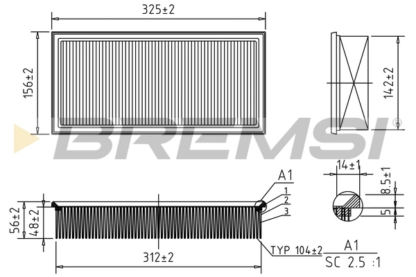 Air Filter FA1264