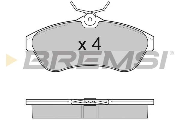 Brake Pad Set, disc brake BP3009