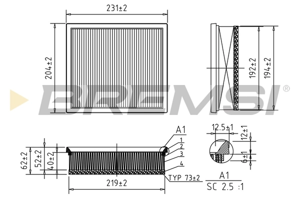 Air Filter FA0598