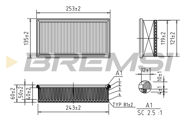 Air Filter FA0652