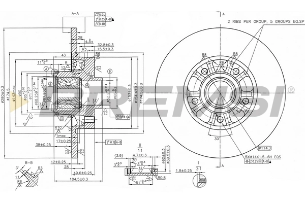 Brake Disc CD8602S