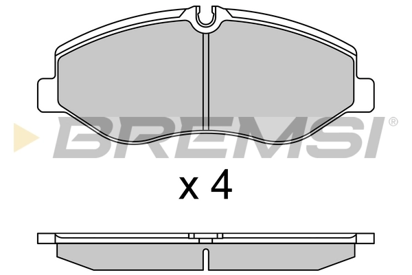 Brake Pad Set, disc brake BP3733CE