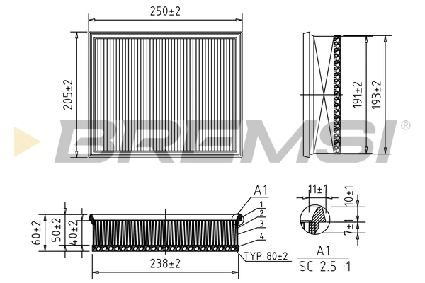 Air Filter FA0606