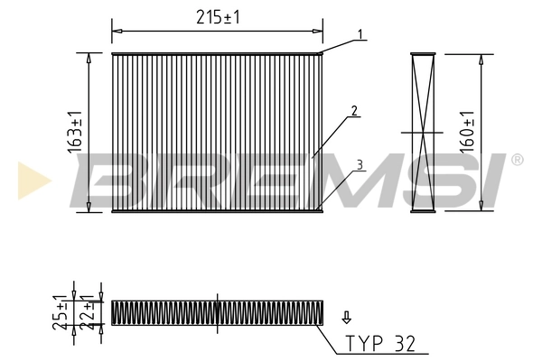 Filter, cabin air FC0187