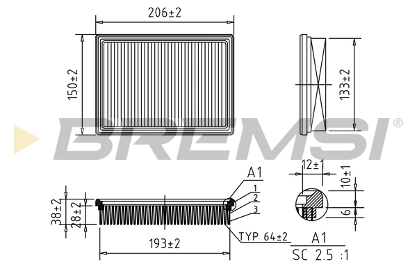 Air Filter FA1407