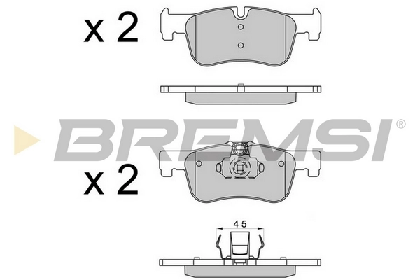 Brake Pad Set, disc brake BP3520CE