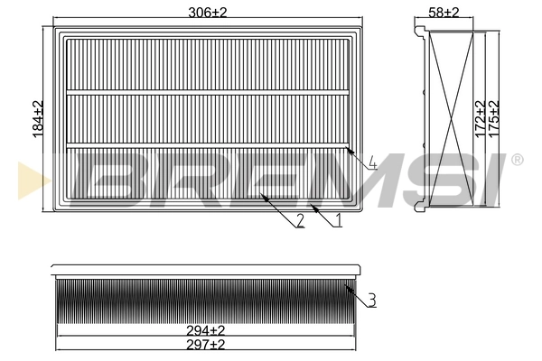 Air Filter FA1662