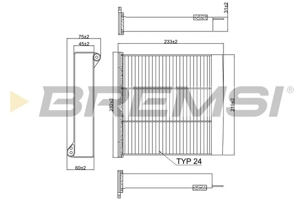 Filter, cabin air FC2417