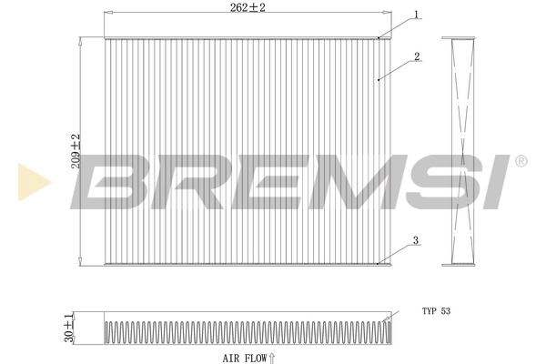 Filter, cabin air FC0880