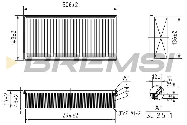 Air Filter FA2316