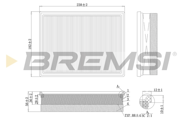 Air Filter FA0557