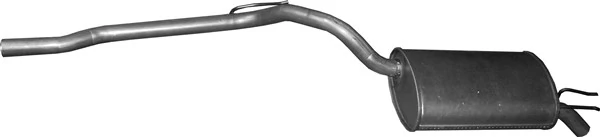 Rear Muffler 21.72
