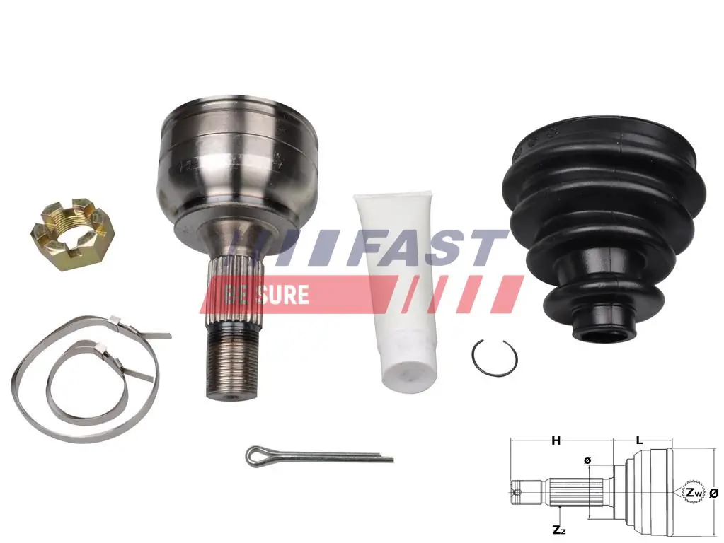 Joint Kit, drive shaft FT25037K