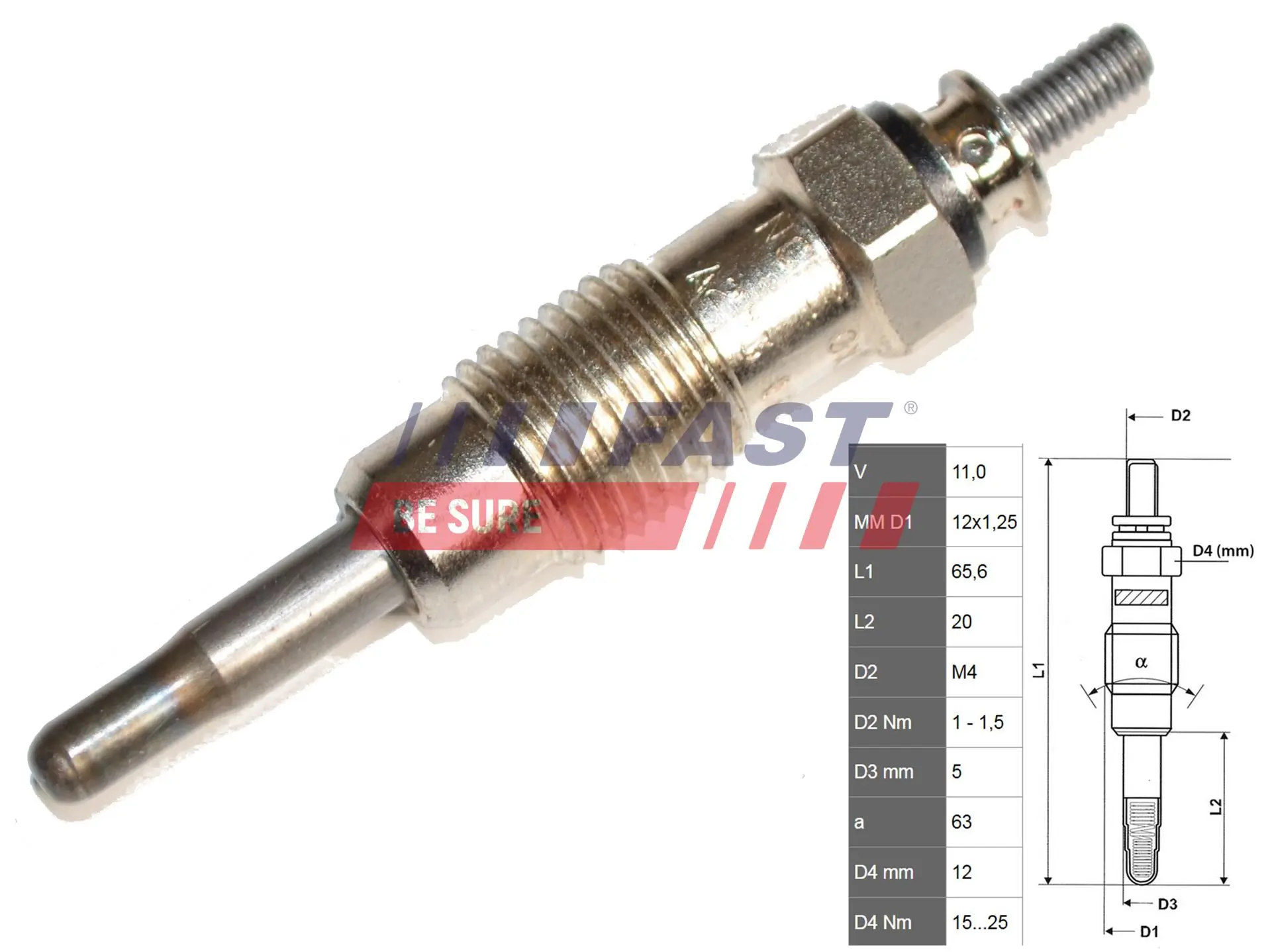 Glow Plug FT82722
