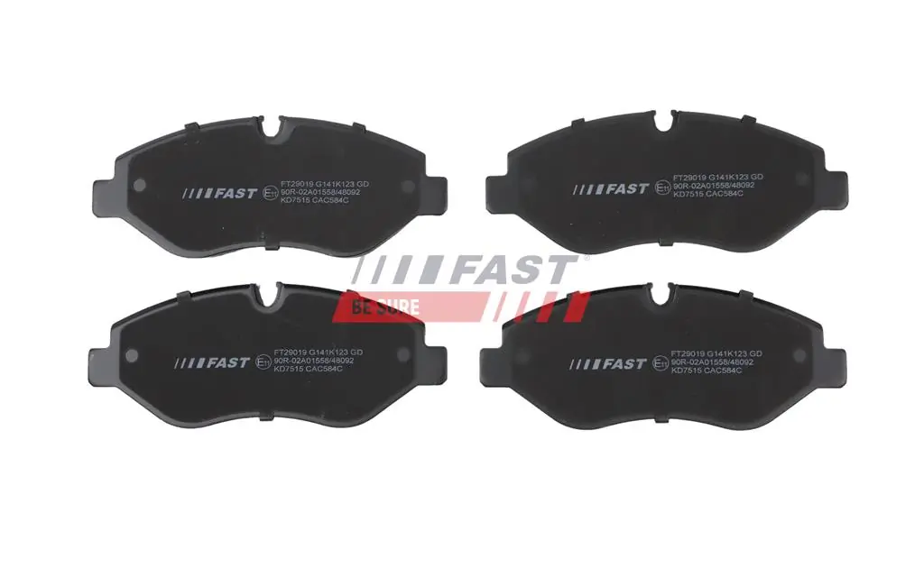 Brake Pad Set, disc brake FT29019