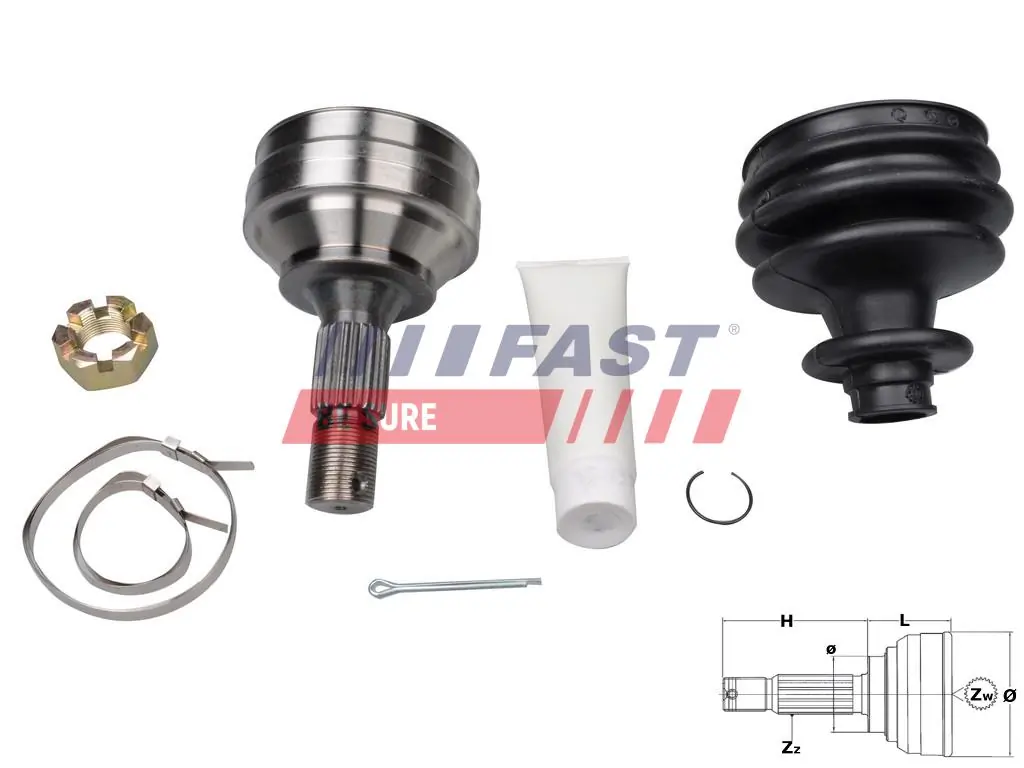 Joint Kit, drive shaft FT25089K