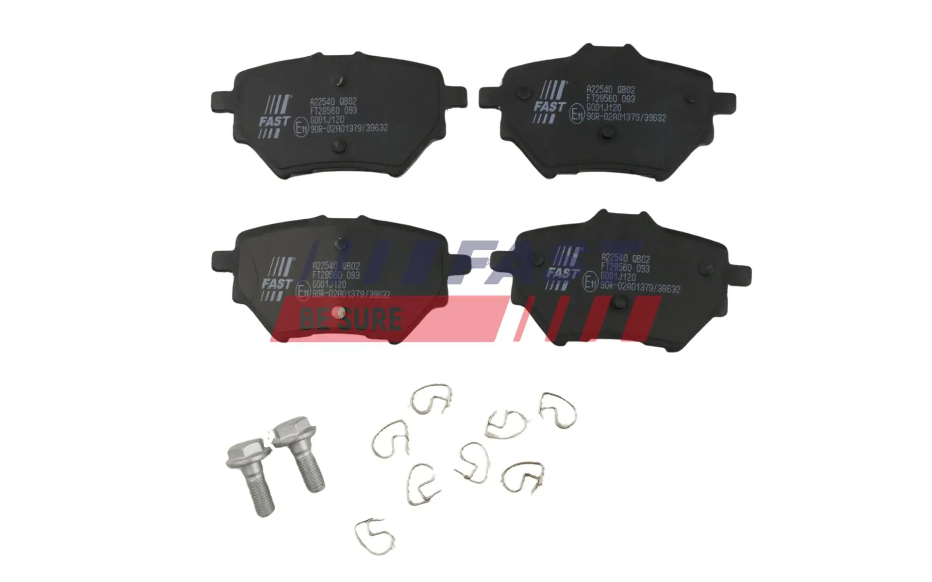 Brake Pad Set, disc brake FT29524