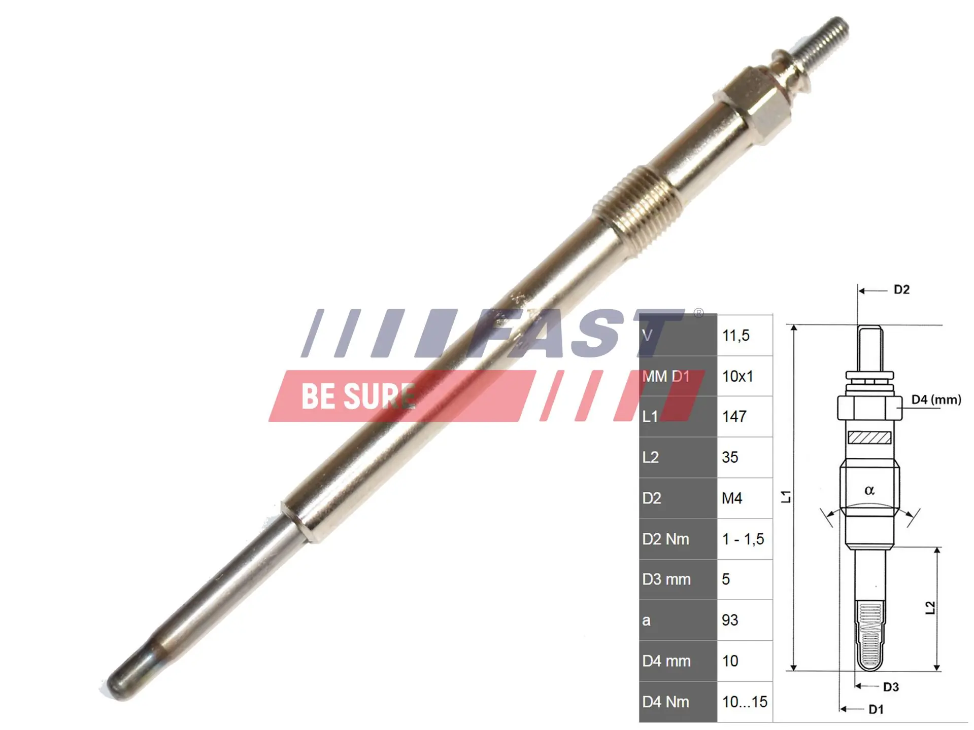 Glow Plug FT82736