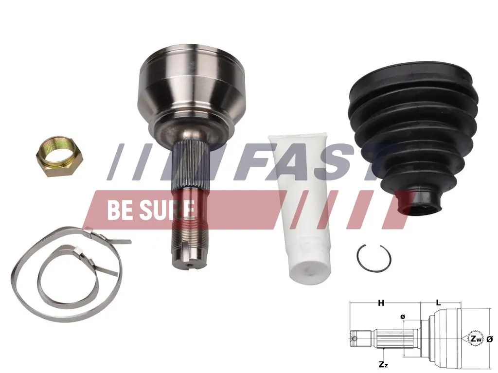 Joint Kit, drive shaft FT25079K