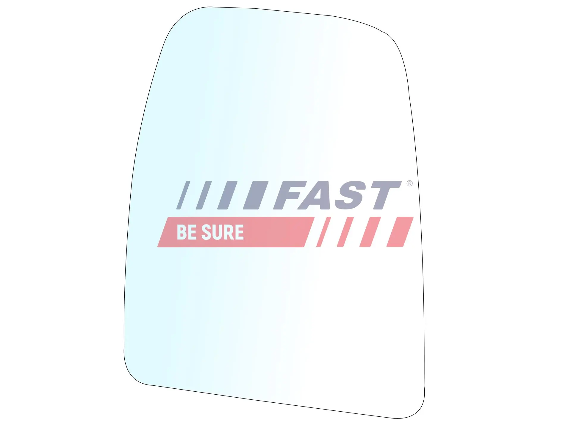 Mirror Glass, exterior mirror FT88576