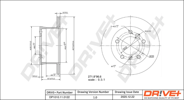 Brake Disc DP1010.11.0122