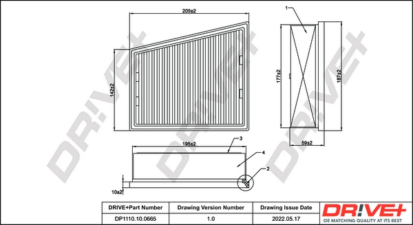 Air Filter DP1110.10.0665