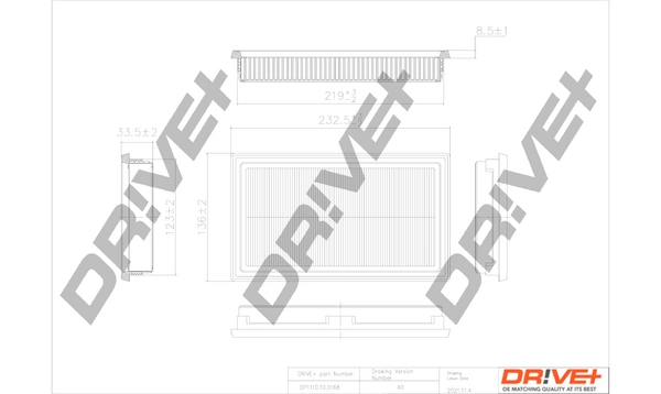 Air Filter DP1110.10.0168