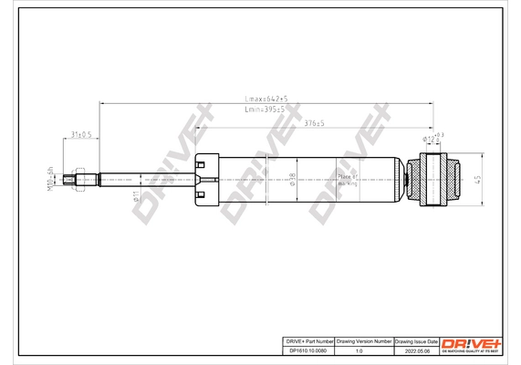 Shock Absorber DP1610.10.0080