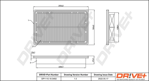 Air Filter DP1110.10.0492
