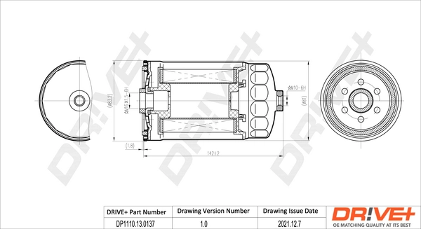 Fuel Filter DP1110.13.0137