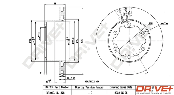 Brake Disc DP1010.11.1378