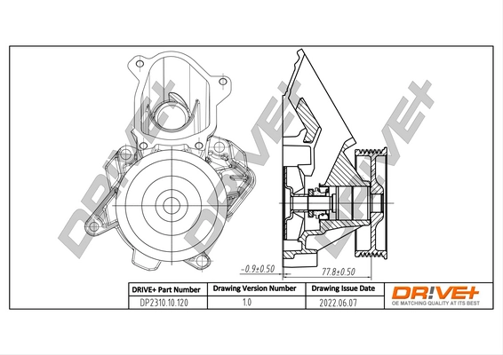 Water Pump, engine cooling DP2310.10.120