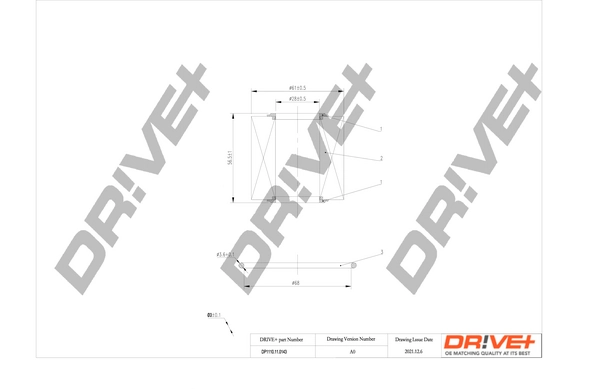 Oil Filter DP1110.11.0143