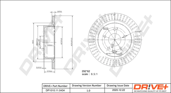 Brake Disc DP1010.11.0434