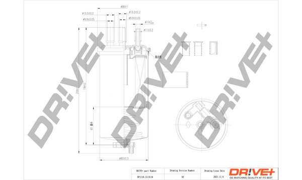Fuel Filter DP1110.13.0116