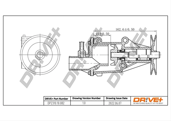 Water Pump, engine cooling DP2310.10.082
