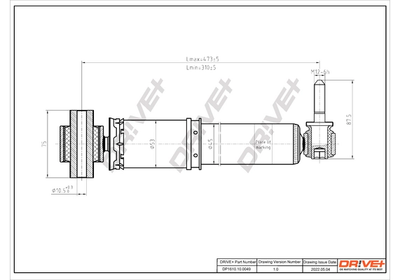 Shock Absorber DP1610.10.0049