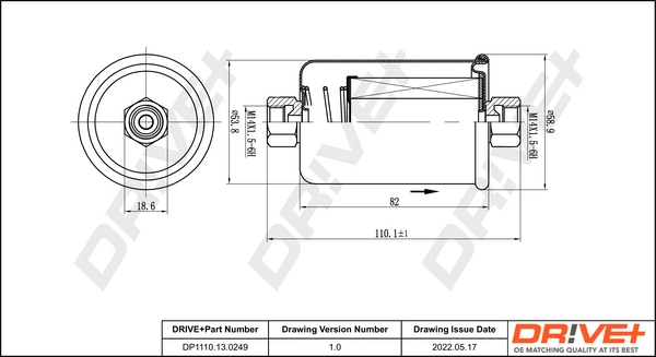 Fuel Filter DP1110.13.0249